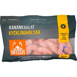 Hundfoder Mush Basic Kycklinghalsar, 800 g
