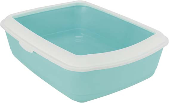 Kattlåda Classic - Mint/Vit