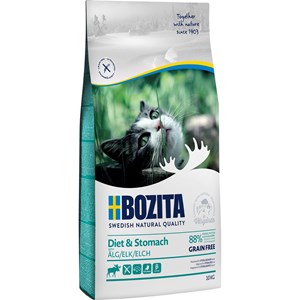 Kattmat Bozita Feline Sensitive Diet and Stomach Älg, 10 kg
