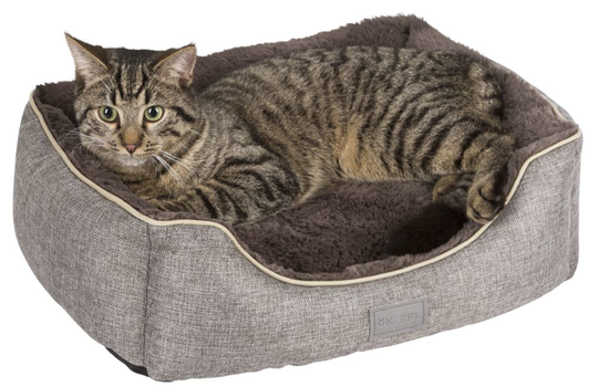 Kattbädd SnugglyBed Grå