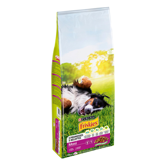 Purina Friskies Adult Large Breed Maxi Beef - 18 kg