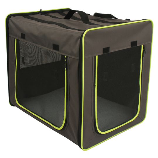 Set: Transportkoja First Class Basic + Pawty fleecefilt - Transportkoja stl. L + filt L 100 x B 70 cm