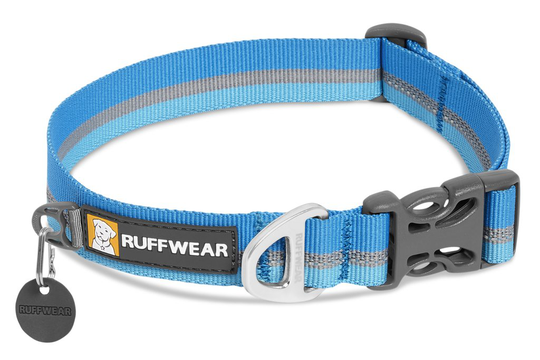 Ruffwear - Reflekterande Hundhalsband - Crag™- Blue Dusk (S = 28-36 cm)