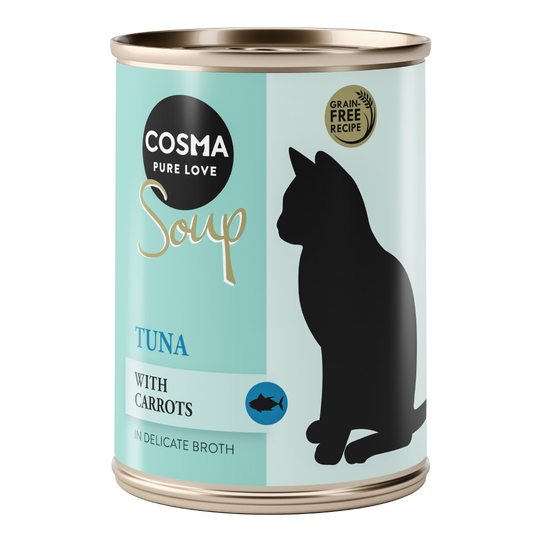 Cosma Soup 6 x 100 g - Tonfisk med morötter