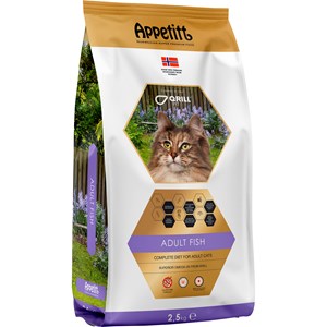 Kattmat Appetitt Adult Fisk, 2,5 kg
