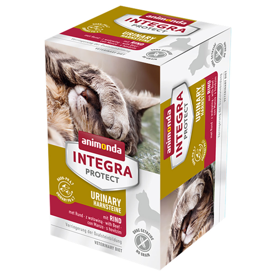 Ekonomipack: Animonda Integra Protect Adult Urinary Oxalsten 24 x 100 g - med Anka