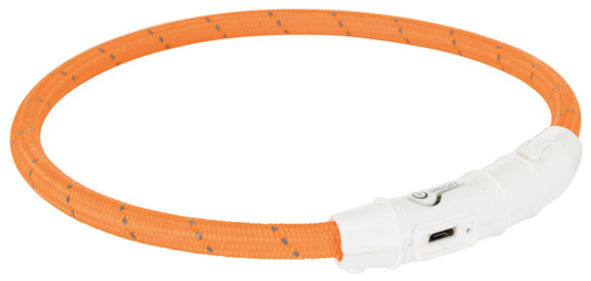 Lysande halsband - Medium-Large / Orange