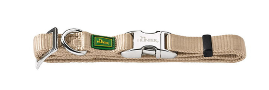 Vario Basic Alu-Strong Hundhalsband - Small beige