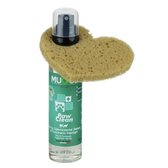 Mugue PawClean tassrengöringsspray med svamp - 100 ml