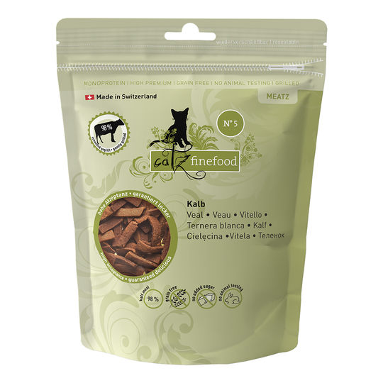 catz finefood Meatz - Ekonomipack: 2 x N°5 Kalv 45 g