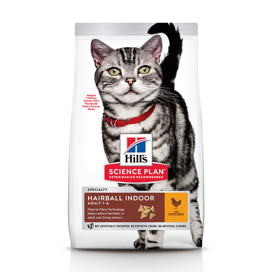 Hill's Science Plan Adult Hairball & Indoor Chicken 3 kg