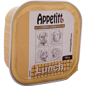 Hundfoder Appetitt Lunch, 150 g