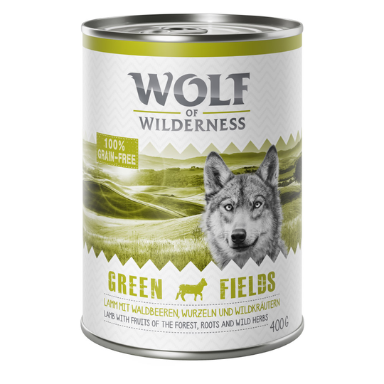 Wolf of Wilderness 400 g - Green Fields - Lamb