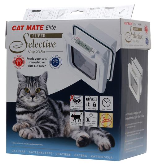 CatMate Elite 355 - Elektronisk Kattdörr ID-chip