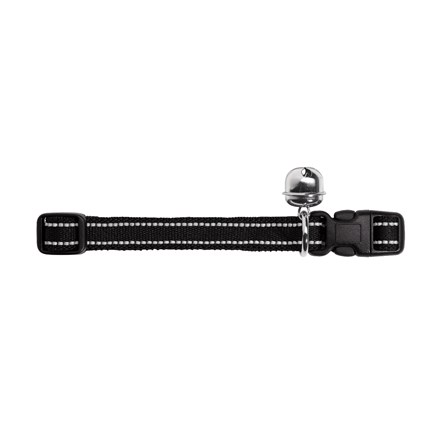 Katthalsband Reflex Stretch Svart