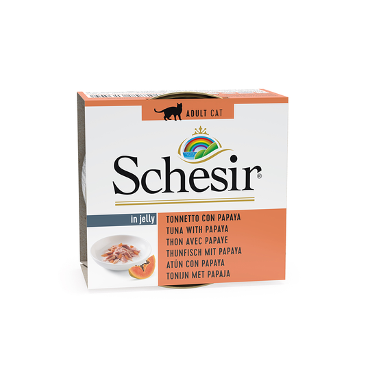 Schesir Fruit 6 x 75 g - Tonfisk & papaya