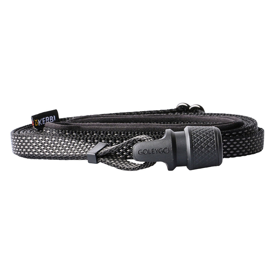 GOLEYGO bandkoppel, svart - by Kerbl - Stl. S: 140 - 200 cm långt, 10 mm brett