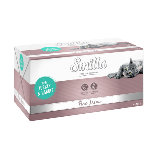 Smilla Fine Menu 8 x 100 g Kalkon & kanin