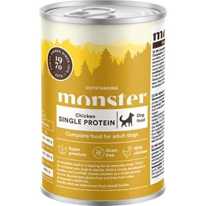 Hundfoder Monster Dog Adult Single Protein Chicken, 400 g
