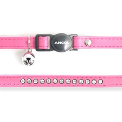 KATTHALSBAND ANCOL M. STRASS CERISE