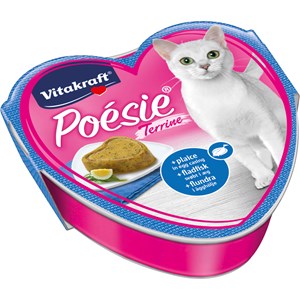Kattmat Vitakraft Poesie Terrine Flundra i ägghölje, 85 g