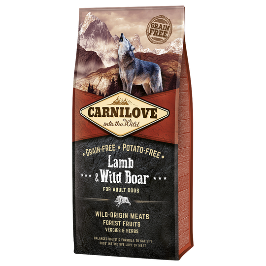 Carnilove Adult Lamb & Wild Boar - Ekonomipack: 2 x 12 kg