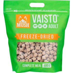 Hundfoder Mush Vaisto Grön Frystorkat, 800 g