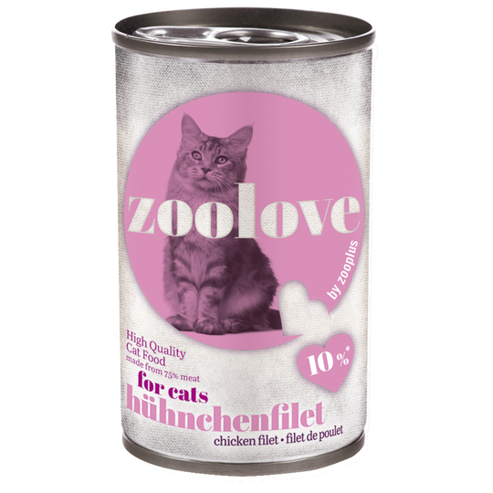 zoolove våtfoder för katter 6 x 140 g - Kyckling