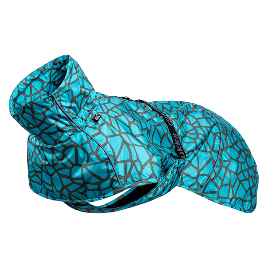 Rukka® Hayton Warm regnjacka, turkos - ca 38 - 47 cm rygglängd (stl. 45)