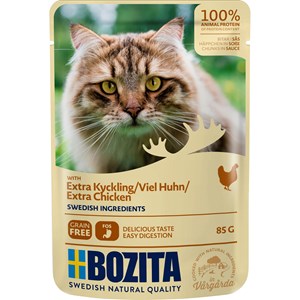 Kattmat Bozita Bitar i sås Kyckling, 85 g