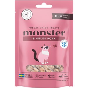 Kattgodis Monster Cat Treats Freeze Dried Pork 40 g