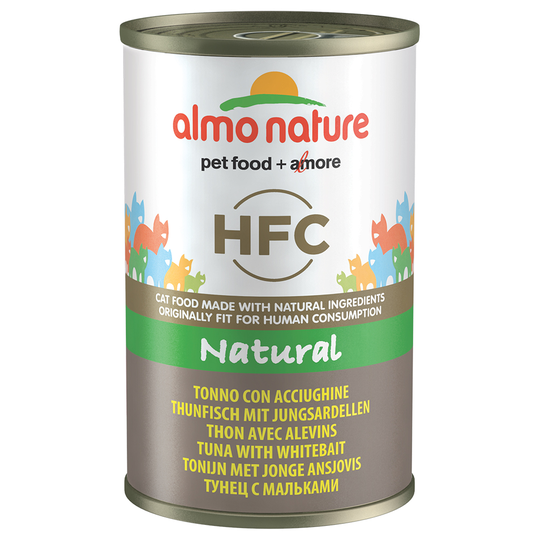 Ekonomipack: Almo Nature HFC 24 x 140 g - Tonfisk & ansjovis
