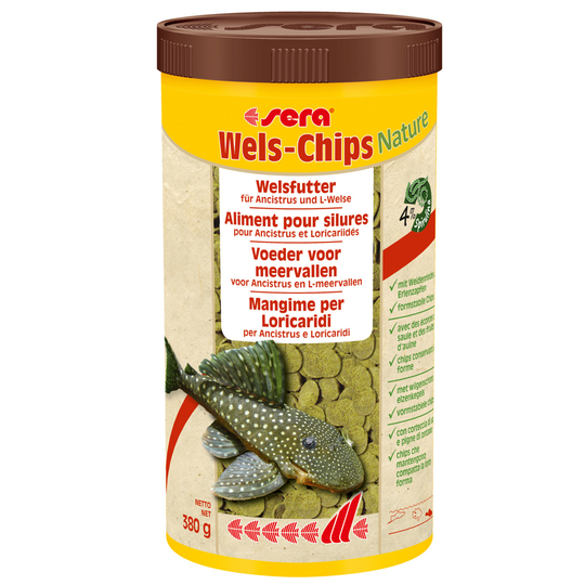 sera Catfish Chips Nature för mal - 250 ml