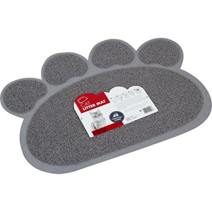 Matta till kattlåda M-Pets Tass, Grå