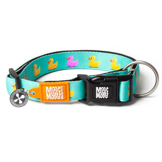 Max & Molly Ducklings Smart ID halsband - Stl. L: 39-62 cm halsomfång, B 25 mm