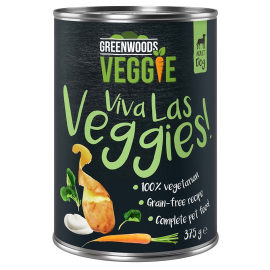 Greenwoods Veggie Yoghurt, Potato, Carrots & Spinach - 6 x 375 g