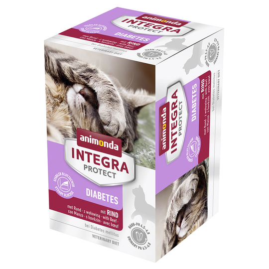 Animonda Integra Protect Adult Diabetes 6 x 100 g portionsform - Nötkött