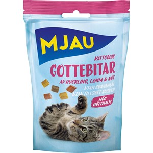 Kattgodis Mjau Gottebitar Mix, 30 g