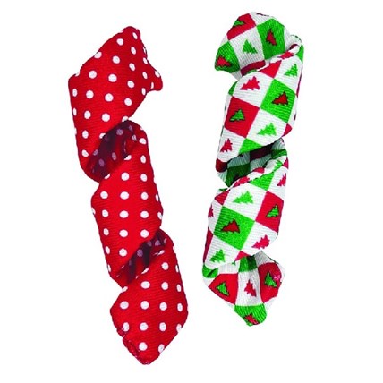 KONG Julleksak Cat Active Curlz 2pack Mix 10cm