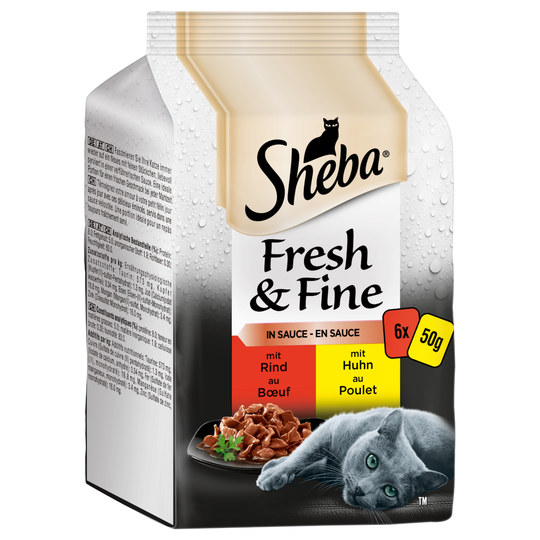 Ekonomipack: Sheba Fresh & Fine 36 x 50 g Fin mångfald