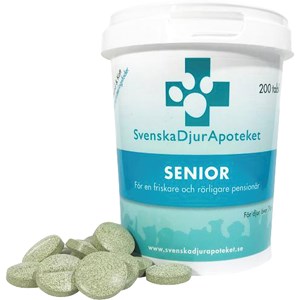 Kosttillskott Svenska Djurapoteket Senior 200 tabletter