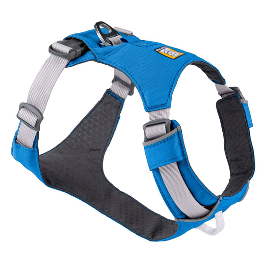 RUFFWEAR Hi & Light Blue Dusk hundsele - Stl. M: 69 - 81 cm bröstomfång