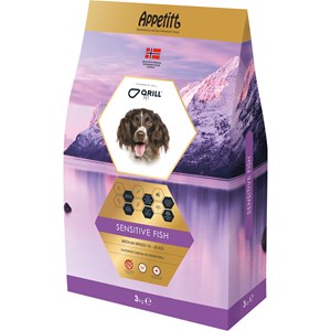 Hundfoder Appetitt Sensitive Fish Medium Breed, 3 kg