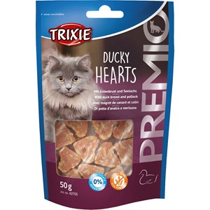 Kattgodis Trixie Premio Ducky Hearts 50 g