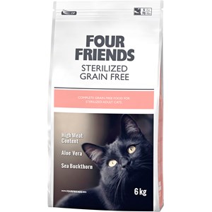Kattmat Four Friends Grain Free Sterilized, 6 kg