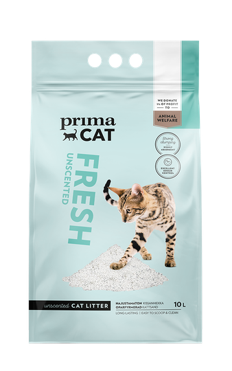 Extra Fräsch Kattsand Oparfymerad - 10 l