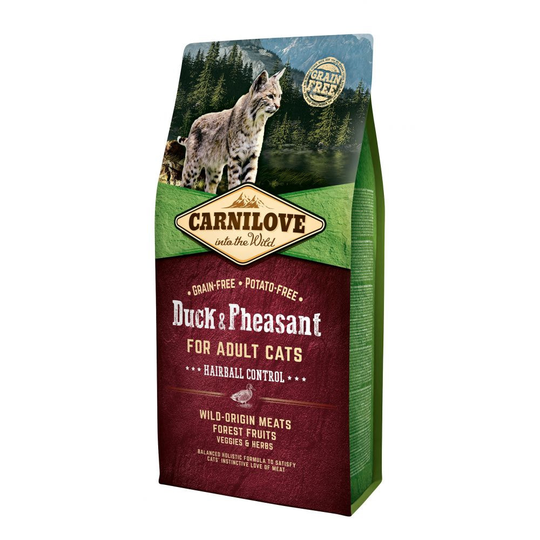 Carnilove Cat Adult Hairball Anka & Fasan (2 kg)
