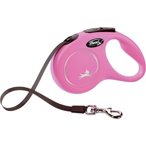 Koppel Flexi New Classic Band S 5 m Rosa