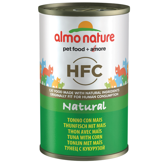 Almo Nature HFC 6 x 140 g - Tonfisk & majs