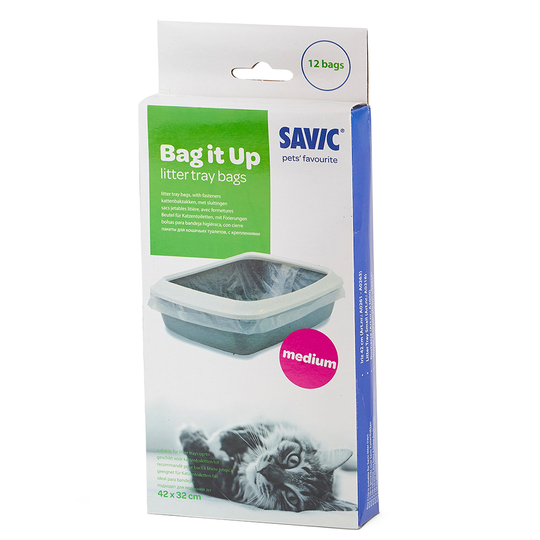Savic Bag it Up Litter Tray Bags - Medium - 3 x 12 st